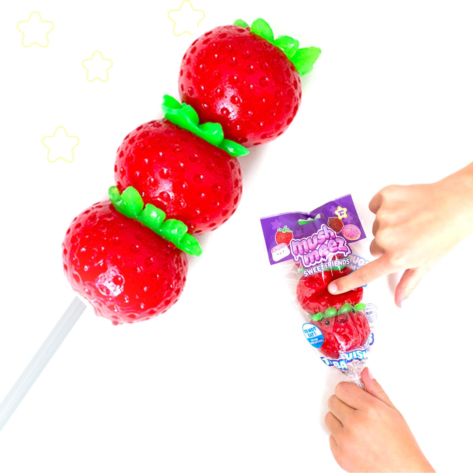 Amazon | MushMeez Taba Squishy Sweet Friends – スティックに3つのタ